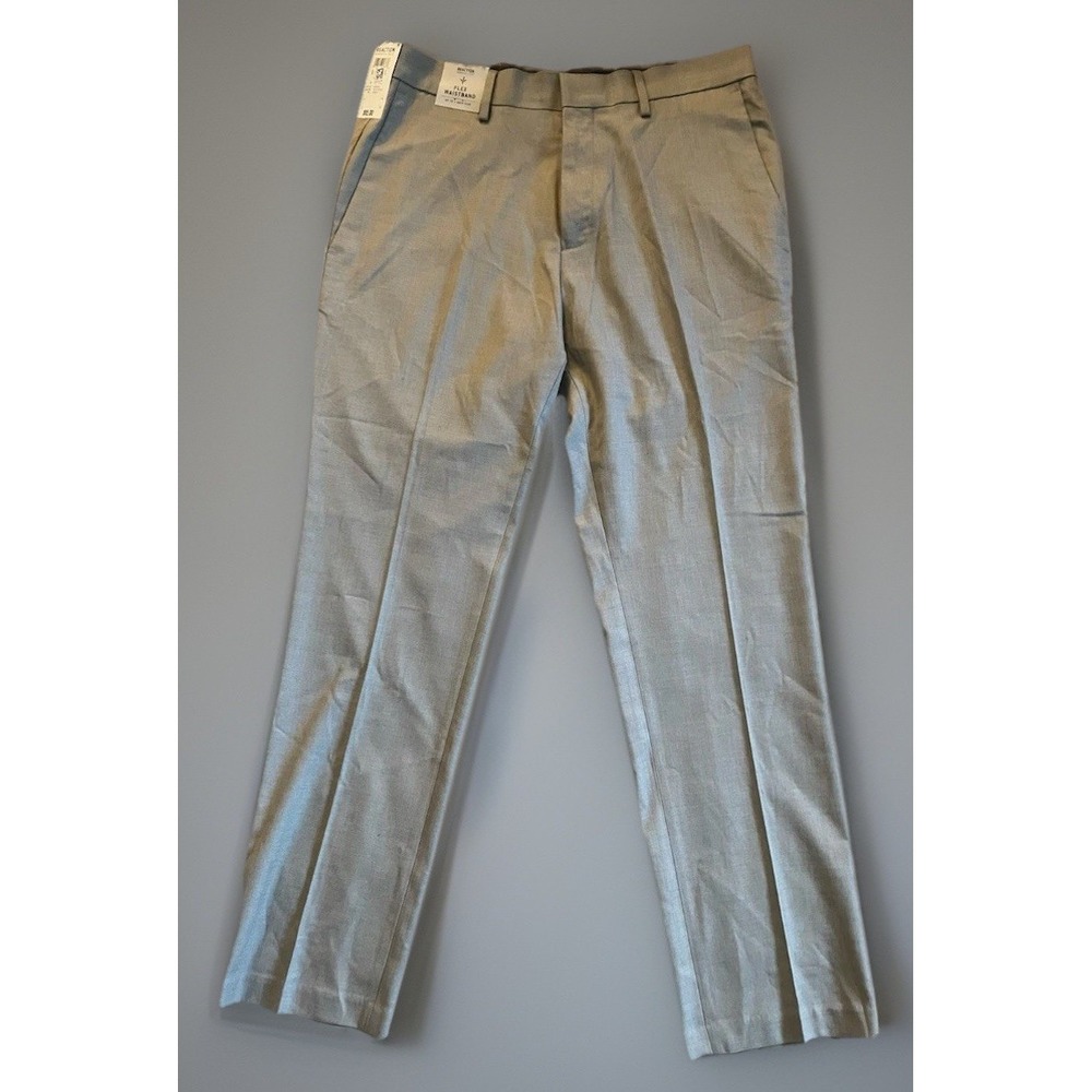 New Kenneth Cole Reaction Slim Fit Stretch Dress Pants Brown $95 NWT 34x30 JBHS